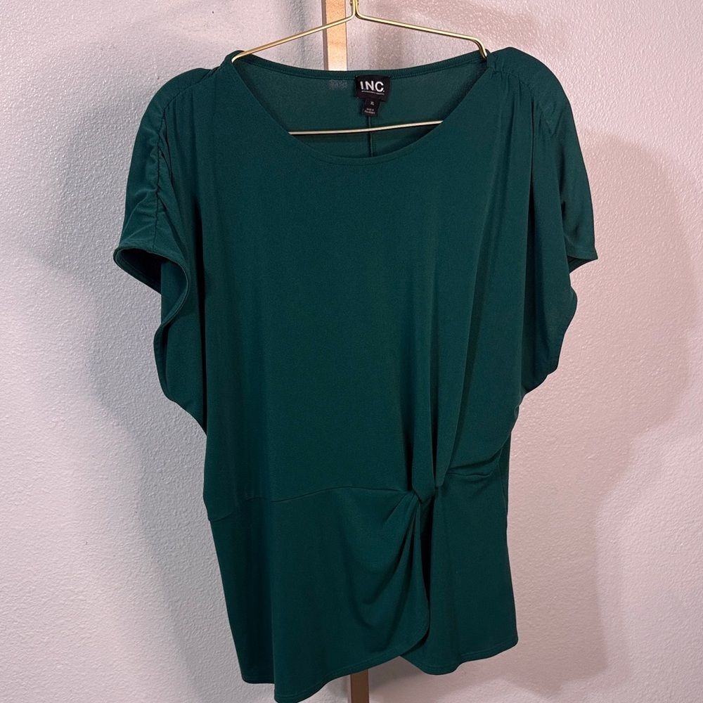 INC International Concepts Women's Teal Blouse